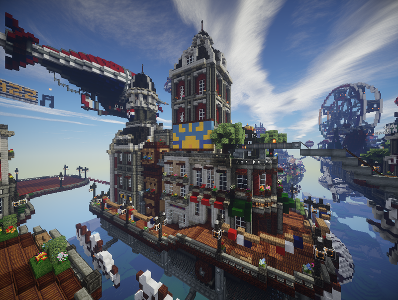 Illustration for article titled Bioshock Infinite's Floating City Built In Minecraft
